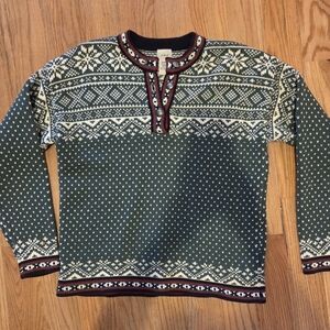Vintage L.L. Bean Nordic Pattern Crewneck Sweater